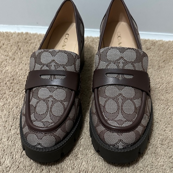Coach Women's Brown Loafers - Worn - Picture 2 of 5